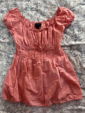 Max Edition Coral Pink longer length top